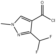 1H-Pyrazole-4-carbonyl chloride, 3-(difluoromethyl)-1-methyl-