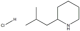 2-(2-甲基丙基)哌啶盐酸 结构式