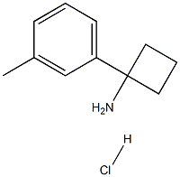 1-m-Tolylcyclobutanamine hydrochloride Structure
