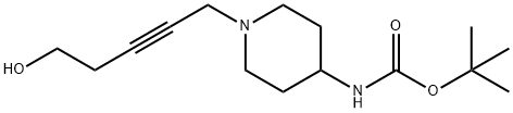 1416439-92-3 TERT-BUTYL (1-(5-HYDROXYPENT-2-YN-1-YL)PIPERIDIN-4-YL)CARBAMATE