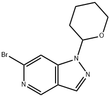 6-BROMO-1-(OXAN-2-YL)-1H-PYRAZOLO[4,3-C]PYRIDINE Structure