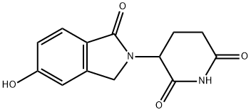 3-(5-hydroxy-1-oxoisoindolin-2-yl)piperidine-2,6-dione Structure