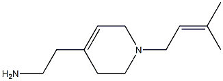 2-[1-(3-methylbut-2-enyl)-3,6-dihydro-2H-pyridin-4-yl]ethanamine,1417402-19-7,结构式