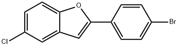 2-(4-Bromo-phenyl)-5-chloro-benzofuran,1417701-63-3,结构式