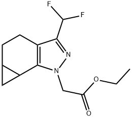 ETHYL 2-(3-(DIFLUOROMETHYL)-5,5A,6,6A-TETRAHYDROCYCLOPROPA[G]INDAZOL-1(4H)-YL)ACETATE|