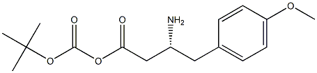 BOC-R-3-氨基-4-(4-甲氧基苯基)-丁酸,1421258-64-1,结构式