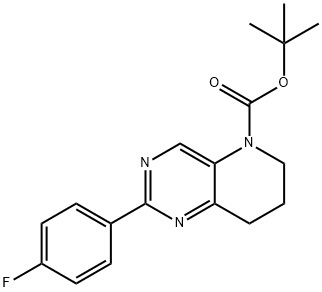 1421312-24-4 2-(4-Fluoro-phenyl)-7,8-dihydro-6H-pyrido[3,2-d]pyrimidine-5-carboxylic acid tert-butyl ester