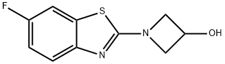 1-(6-FLUOROBENZO[D]THIAZOL-2-YL)AZETIDIN-3-OL,1421468-70-3,结构式