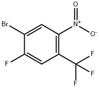 1-Bromo-2-fluoro-5-nitro-4-trifluoromethyl-benzene 结构式