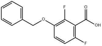 3-(Benzyloxy)-2,6-difluorobenzoic acid Structure