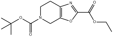 5-Tert-Butyl 2-Ethyl 6,7-Dihydrooxazolo[5,4-C]Pyridine-2,5(4H)-Dicarboxylate Struktur