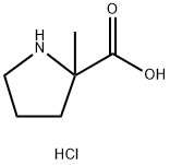 2-methylproline hydrochloride Struktur