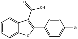 2-(4-bromophenyl)benzofuran-3-carboxylic acid 化学構造式