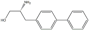 (2R)-2-amino-3-(4-phenylphenyl)propan-1-ol Struktur