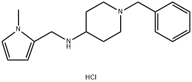 1-benzyl-N-[(1-methyl-1H-pyrrol-2-yl)methyl]piperidin-4-amine dihydrochloride Structure