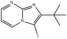 2-tert-butyl-3-iodoimidazo[1,2-a]pyrimidine Struktur