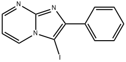 3-iodo-2-phenylimidazo[1,2-a]pyrimidine,1426142-89-3,结构式
