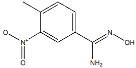 4-Methyl-3-nitrobenzamidoxime, 97% Structure