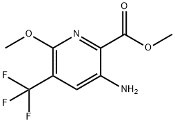 METHYL 3-AMINO-6-METHOXY-5-(TRIFLUOROMETHYL)PICOLINATE Struktur