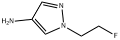 1-(2-Fluoro-ethyl)-1H-pyrazol-4-ylamine Struktur