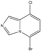 5-溴-8-氯咪唑并[1,5-A]吡啶 结构式