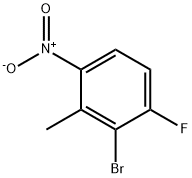 2-bromo-1-fluoro-3-methyl-4-nitrobenzene|2-bromo-1-fluoro-3-methyl-4-nitrobenzene