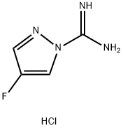 4-FLUORO-1H-PYRAZOLE-1-CARBOXIMIDAMIDE HCL Structure