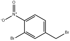 Benzene, 2-bromo-4-(bromomethyl)-1-nitro- Struktur