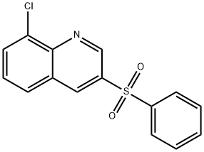 8-chloro-3-(phenylsulfonyl)quinoline Struktur