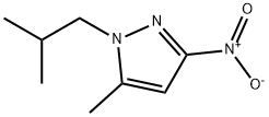 1-Isobutyl-5-methyl-3-nitro-1H-pyrazole Structure