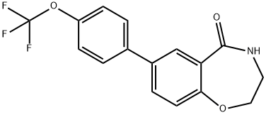 7-[4-(trifluoromethoxy)phenyl]-2,3,4,5-tetrahydro-1,4-benzoxazepin-5-one|7-[4-(trifluoromethoxy)phenyl]-2,3,4,5-tetrahydro-1,4-benzoxazepin-5-one