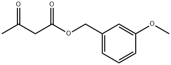 Butanoic acid, 3-oxo-, (3-methoxyphenyl)methyl ester Structure