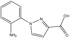 1-(2-aminophenyl)-1H-pyrazole-3-carboxylic acid Struktur