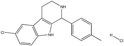 6-chloro-1-(4-methylphenyl)-2,3,4,9-tetrahydro-1H-pyrido[3,4-b]indole:hydrochloride|
