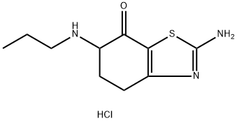 2-AMINO-6-(PROPYLAMINO)-4,5,6,7-TETRAHYDRO-1,3-BENZOTHIAZOL-7-ONE DIHCL Structure