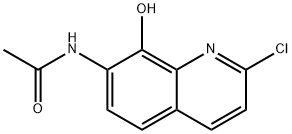 Acetamide, N-(2-chloro-8-hydroxy-7-quinolinyl)- Structure