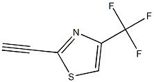 2-Ethynyl-4-trifluoromethyl-thiazole 化学構造式