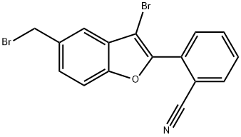 2-(3-bromo-5-(bromomethyl)benzofuran-2-yl)benzonitrile|2-(3-溴-5-(溴甲基)苯并呋喃-2-基)苯甲腈