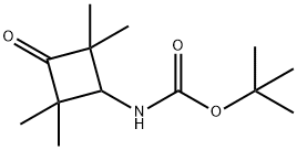 TERT-BUTYL 3-OXO-2,2,4,4-TETRAMETHYLCYCLOBUTYLCARBAMATE Structure