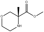 (R)-Methyl 3-methylmorpholine-3-carboxylate Structure