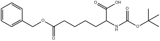 BOC-RS-2-氨基庚二酸-7-苄酯, 143618-62-6, 结构式