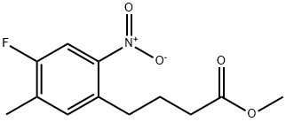 METHYL 4-(4-FLUORO-5-METHYL-2-NITROPHENYL)BUTANOATE Struktur