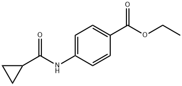 Benzoic acid,4-[(cyclopropylcarbonyl)amino]-, ethyl ester Structure