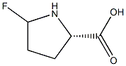 L-Proline, 5-fluoro- 化学構造式