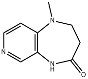 5-Methyl-5,6,7,9-tetrahydro-2,5,9-triaza-benzocyclohepten-8-one Struktur