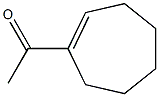 Ethanone,1-(1-cyclohepten-1-yl)- Struktur