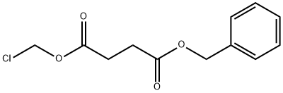 Butanedioic acid, chloromethyl phenylmethyl ester Structure
