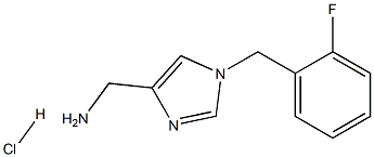 [1-(2-Fluorobenzyl)-1H-imidazol-4-yl]methanamine hydrochloride