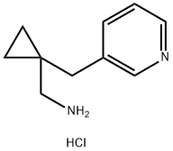 [1-(Pyridin-3-ylmethyl)cyclopropyl]methanamine dihydrochloride Structure