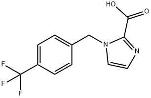 1-[4-(Trifluoromethyl)benzyl]-1H-imidazole-2-carboxylic acid Structure